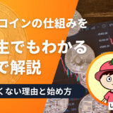 「ビットコインの仕組みを中学生でもわかる例えで解説｜怪しくない理由と始め方も完全網羅」
